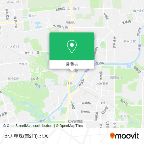 北方明珠(西2门)地图