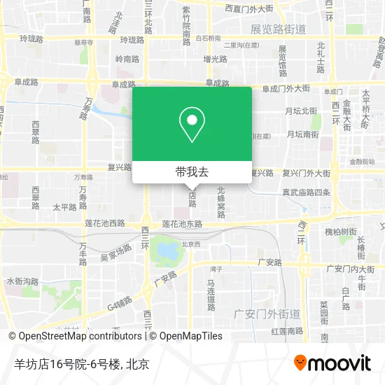 羊坊店16号院-6号楼地图