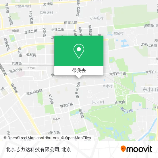 北京芯力达科技有限公司地图