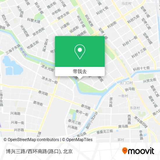 博兴三路/西环南路(路口)地图