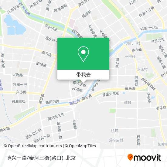 博兴一路/泰河三街(路口)地图