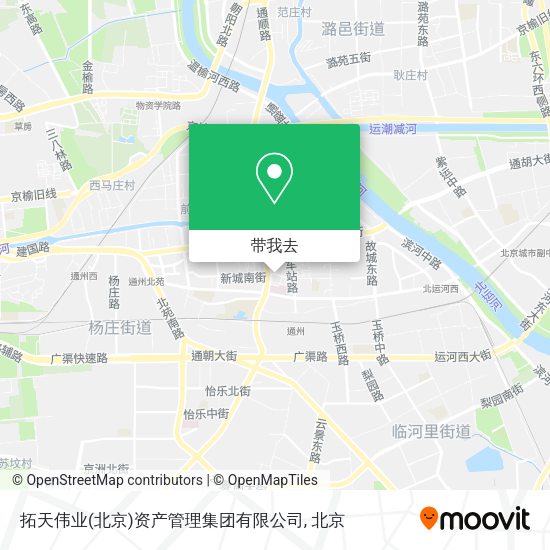 拓天伟业(北京)资产管理集团有限公司地图