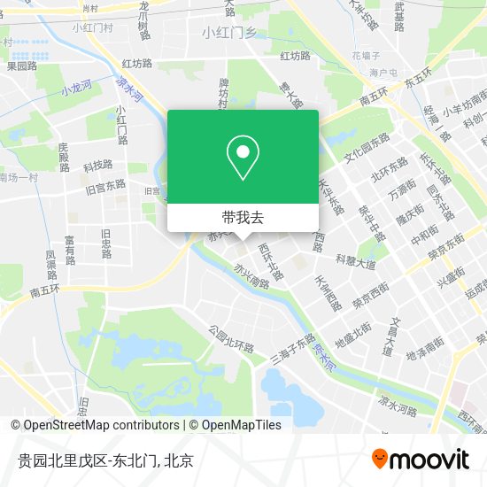 贵园北里戊区-东北门地图