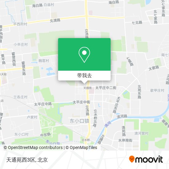 天通苑西3区地图