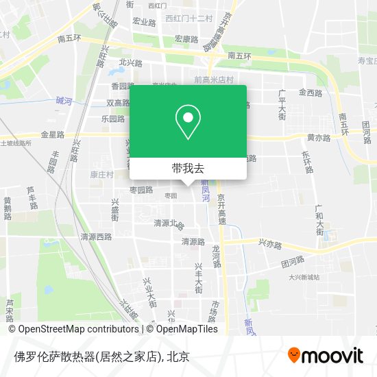 佛罗伦萨散热器(居然之家店)地图