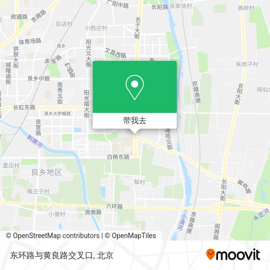 东环路与黄良路交叉口地图
