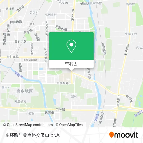 东环路与黄良路交叉口地图