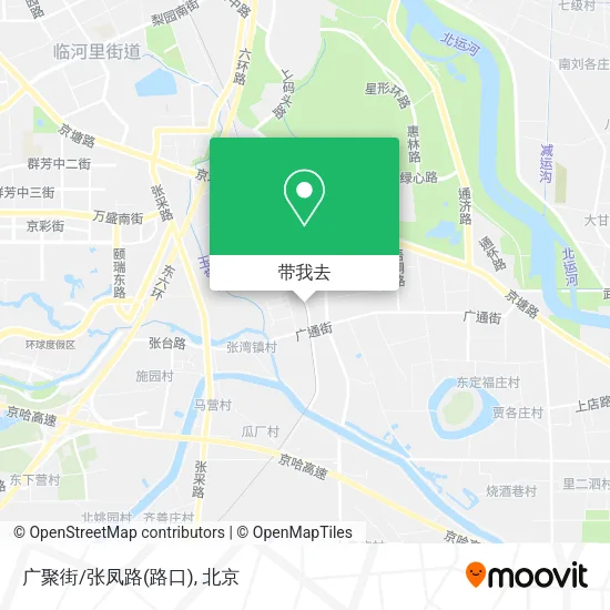 广聚街/张凤路(路口)地图
