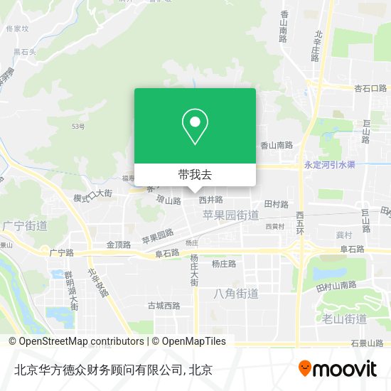 北京华方德众财务顾问有限公司地图