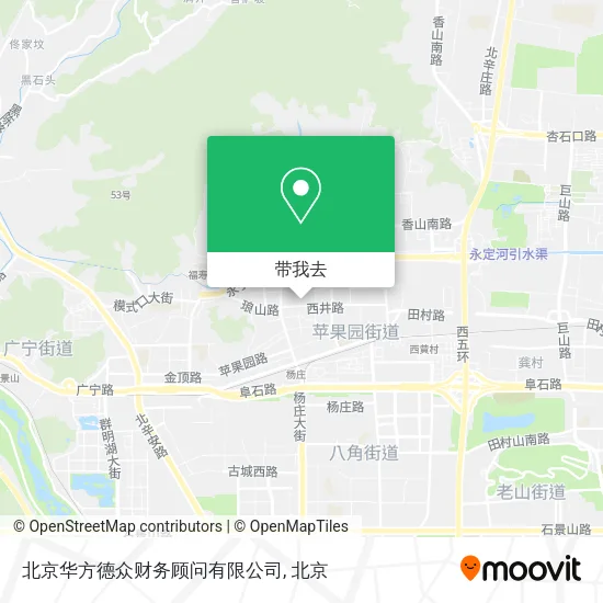 北京华方德众财务顾问有限公司地图