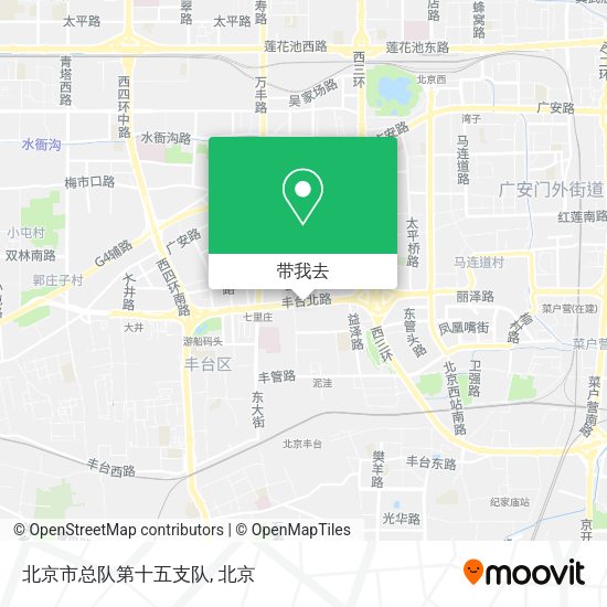 北京市总队第十五支队地图