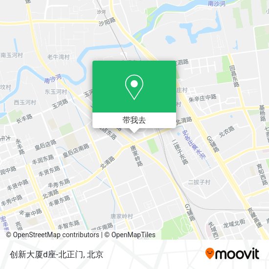 创新大厦d座-北正门地图