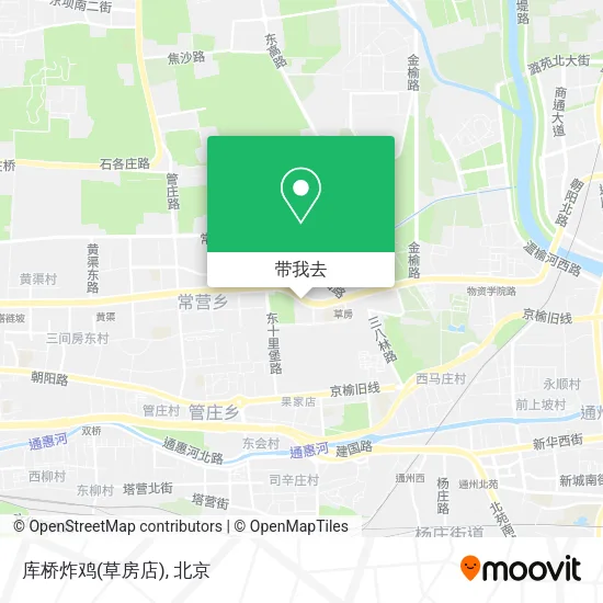 库桥炸鸡(草房店)地图