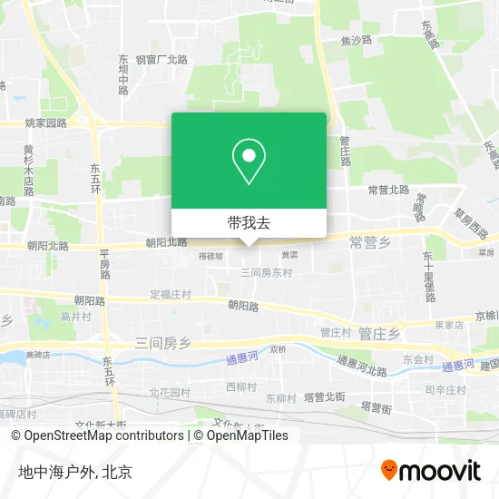 地中海户外地图