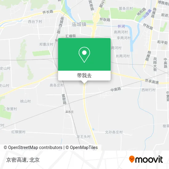 京密高速地图