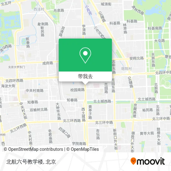 北航六号教学楼地图