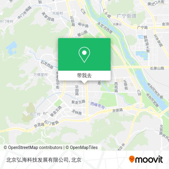 北京弘海科技发展有限公司地图