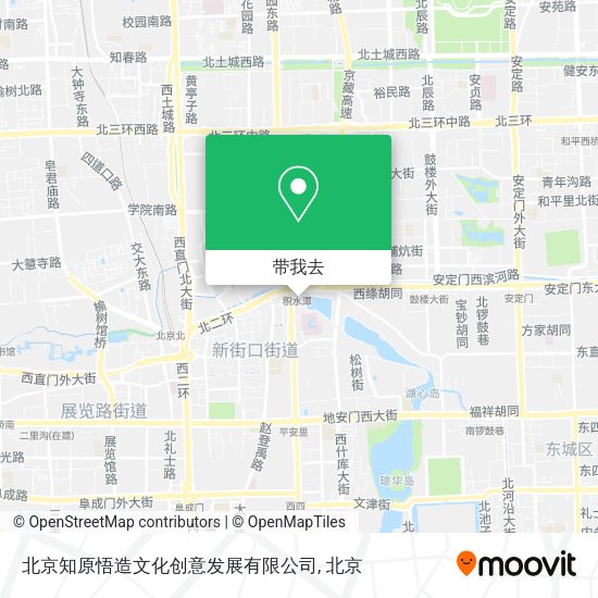 北京知原悟造文化创意发展有限公司地图