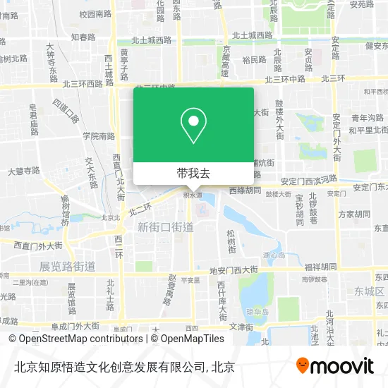 北京知原悟造文化创意发展有限公司地图