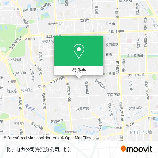 北京电力公司海淀分公司地图