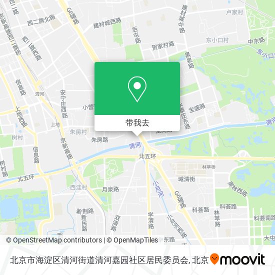北京市海淀区清河街道清河嘉园社区居民委员会地图