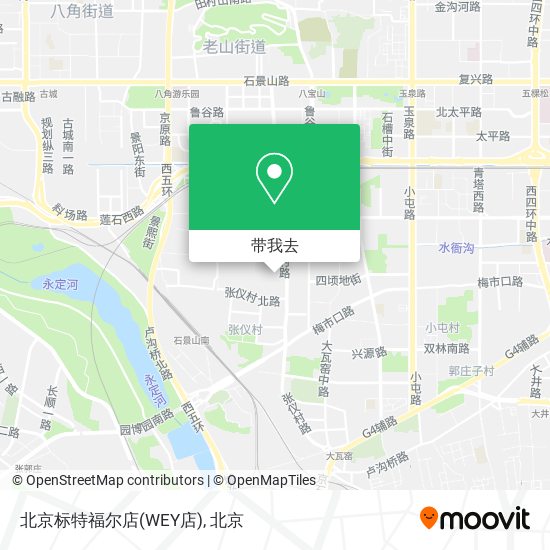 北京标特福尔店(WEY店)地图