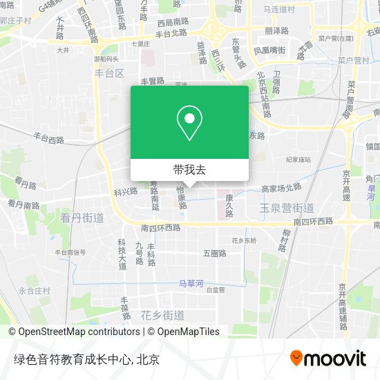 绿色音符教育成长中心地图