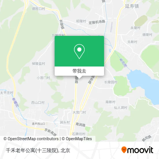 千禾老年公寓(十三陵院)地图
