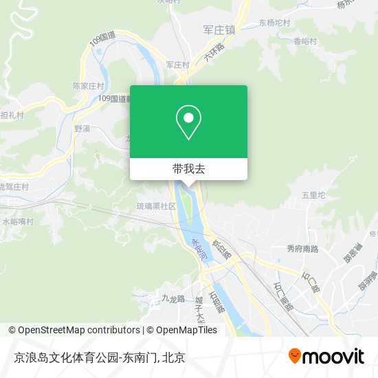 京浪岛文化体育公园-东南门地图