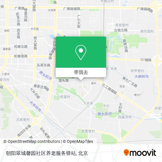 朝阳翠城馨园社区养老服务驿站地图