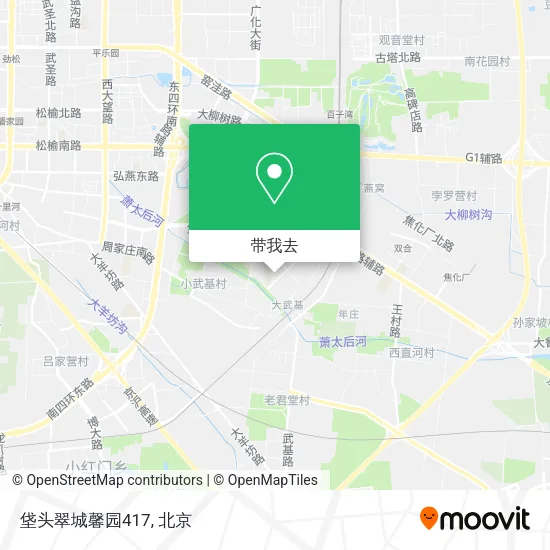 垡头翠城馨园417地图