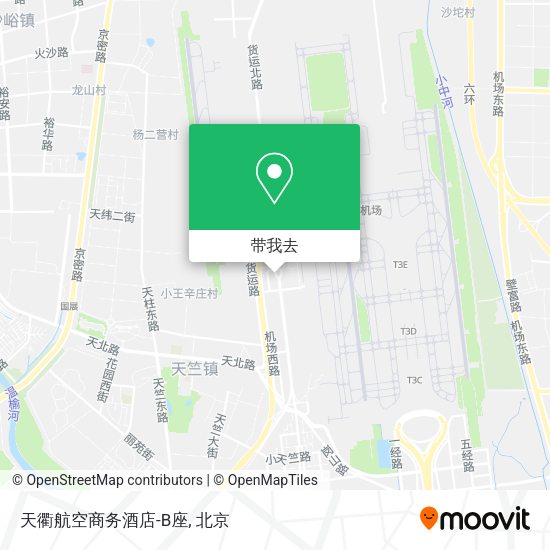 天衢航空商务酒店-B座地图