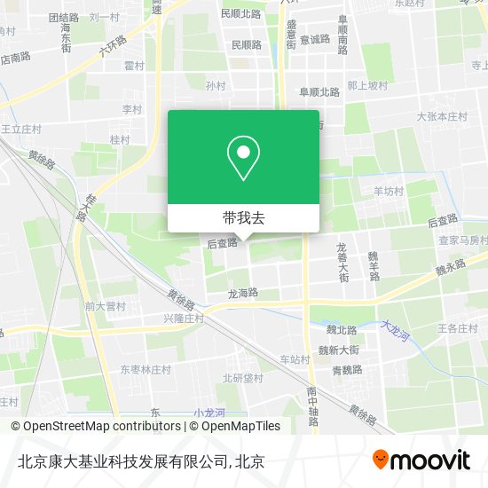 北京康大基业科技发展有限公司地图