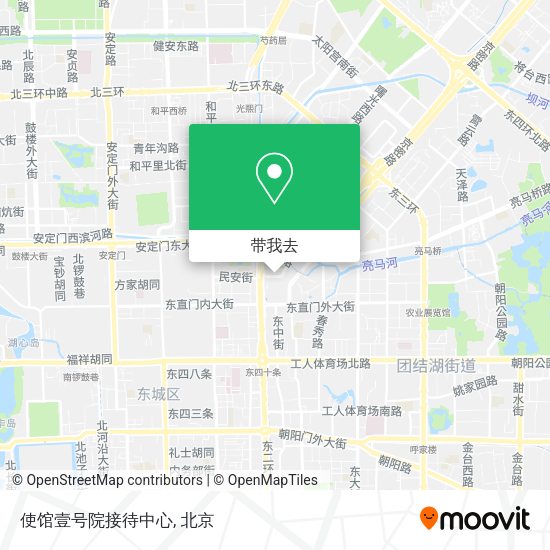 使馆壹号院接待中心地图