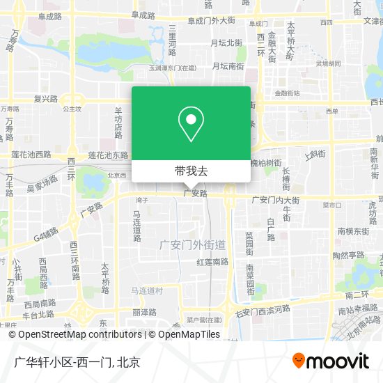 广华轩小区-西一门地图