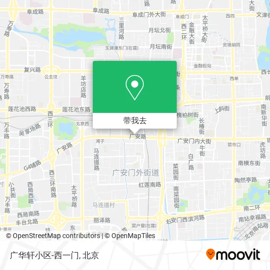 广华轩小区-西一门地图