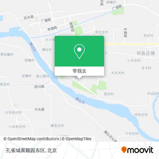 孔雀城襄颖园东区地图
