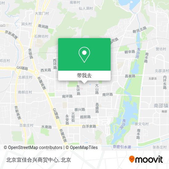 北京宜佳合兴商贸中心地图