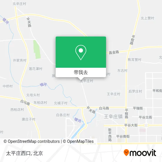 太平庄西口地图