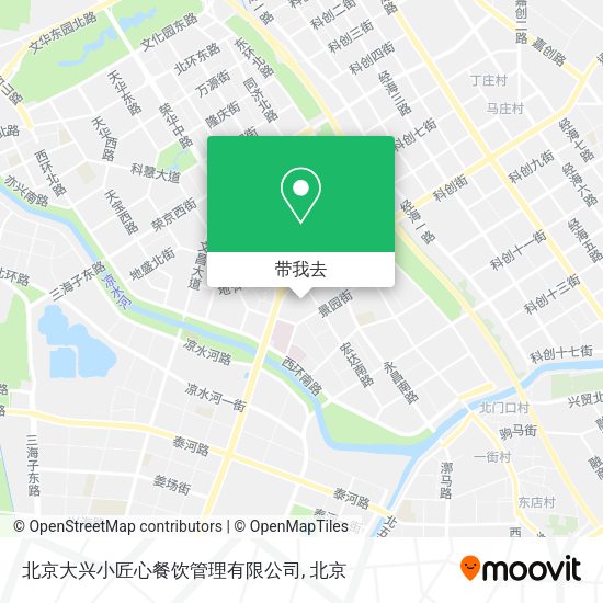 北京大兴小匠心餐饮管理有限公司地图