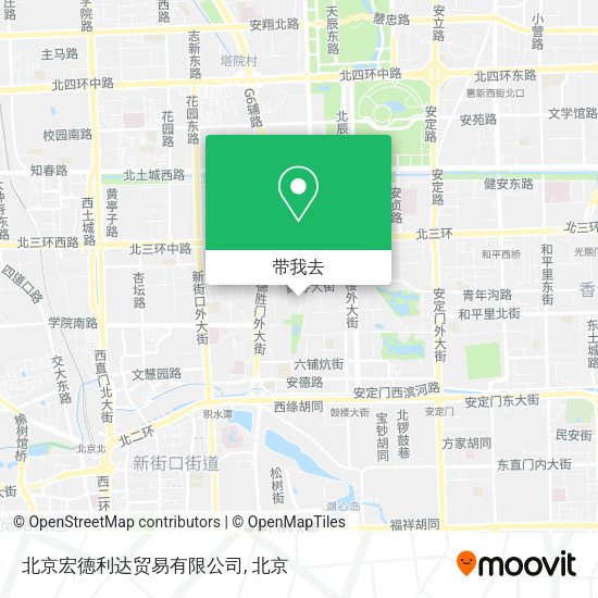 北京宏德利达贸易有限公司地图