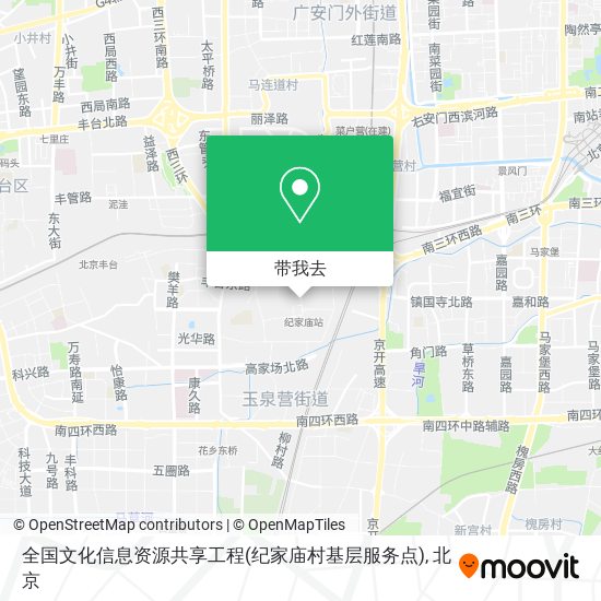 全国文化信息资源共享工程(纪家庙村基层服务点)地图