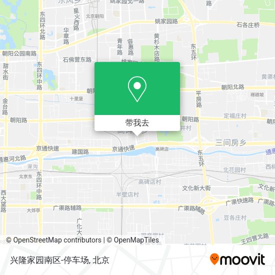 兴隆家园南区-停车场地图