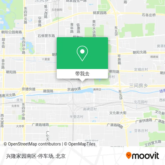 兴隆家园南区-停车场地图