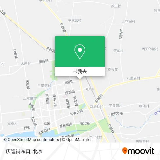 庆隆街东口地图