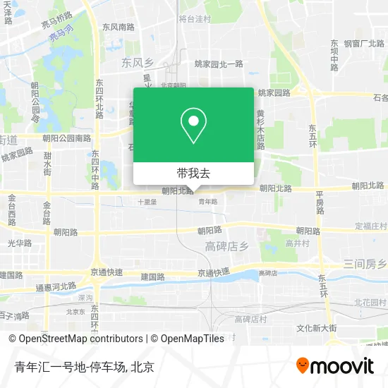 青年汇一号地-停车场地图