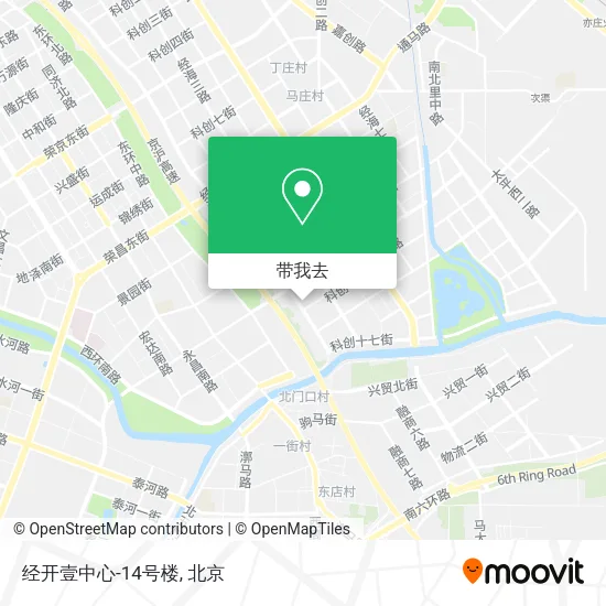 经开壹中心-14号楼地图