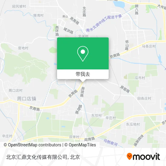 北京汇鼎文化传媒有限公司地图