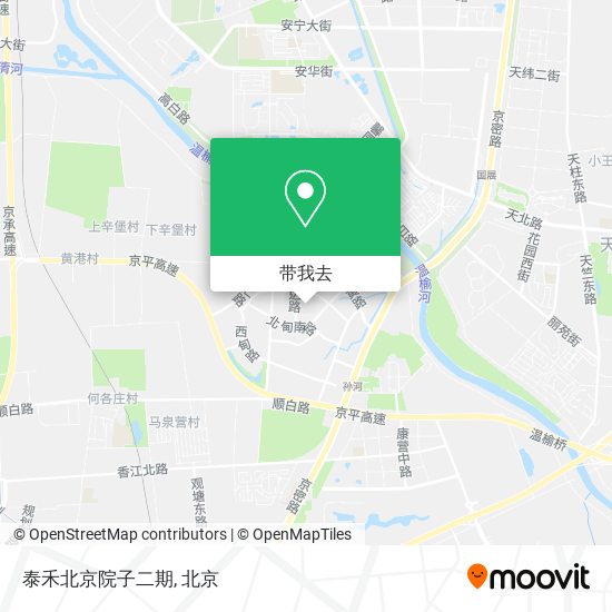 泰禾北京院子二期地图