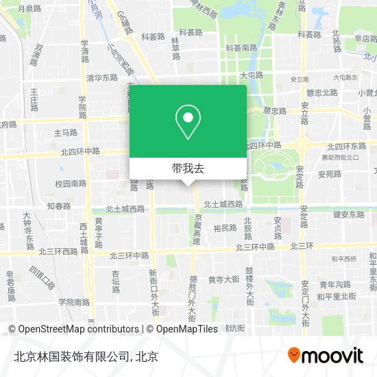 北京林国装饰有限公司地图